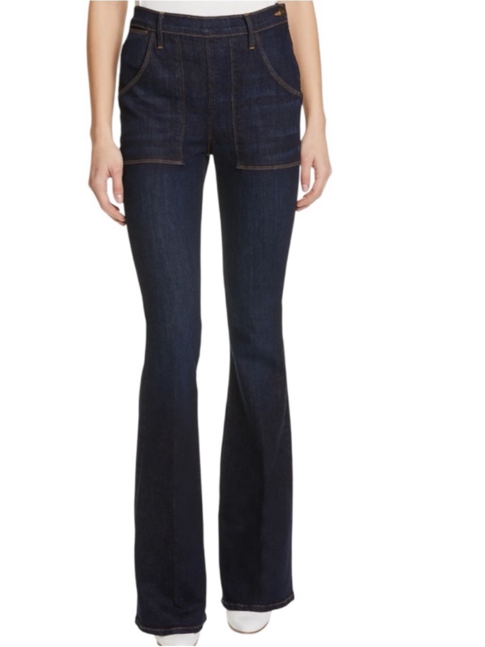 Frame Denim 'Le Flare de Françoise' High Rise Flare Jeans Queen’s Way Wash S 25